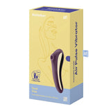 Satisfyer Dual Kiss - Burgundy - Save 15% - Fast Shipping - Vibrator United Kingdom Stoke-on-trent
