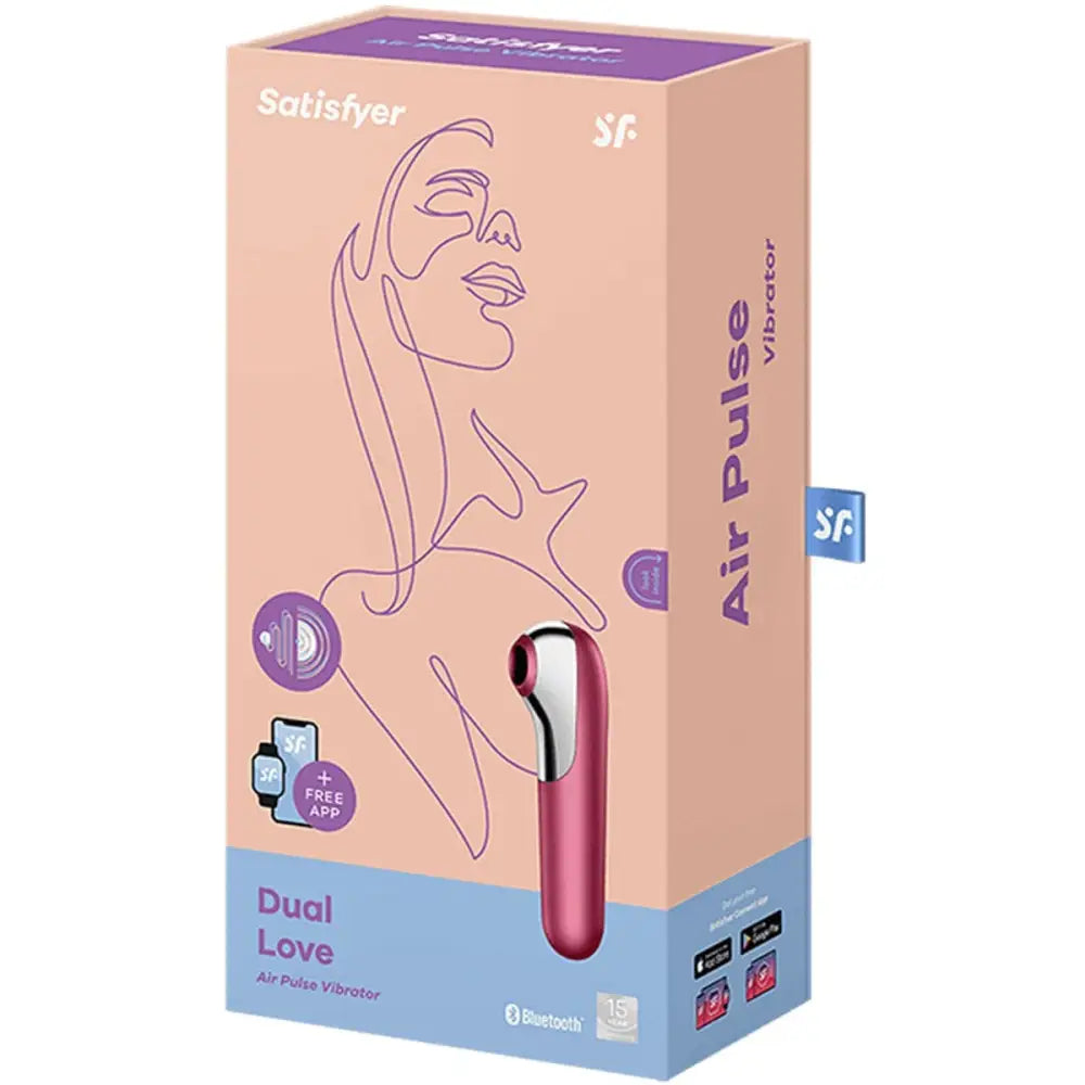 Satisfyer Dual Love Vibrator with Bluetooth and App Pink - Save 25% - with and - Fast - United Kingdom Stoke-on-trent