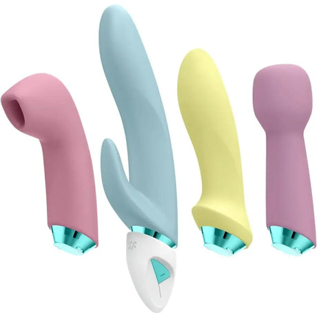 Satisfyer Fabulous Four - 4 Piece Set Rabbit G-spot Suction Vibrators for Women - G-spot - United Kingdom Stoke-on-trent