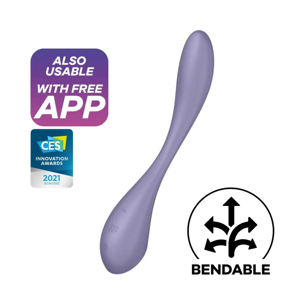 Satisfyer G-spot Flex 5+ - Lilac - Save 10% - G-spot - Fast Shipping - Vibrator United Kingdom Stoke-on-trent