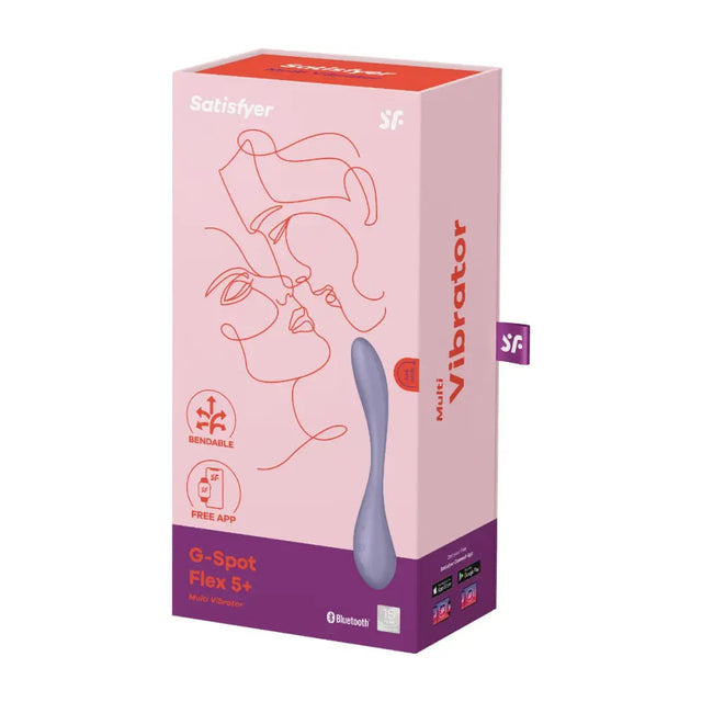 Satisfyer G-spot Flex 5+ - Lilac - Save 10% - G-spot - Fast Shipping - Vibrator United Kingdom Stoke-on-trent