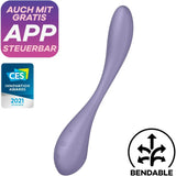 Satisfyer G-spot Flex 5+ - Lilac - Save 15% - G-spot - 10% - Fast Shipping - Vibrator United Kingdom Stoke-on-trent