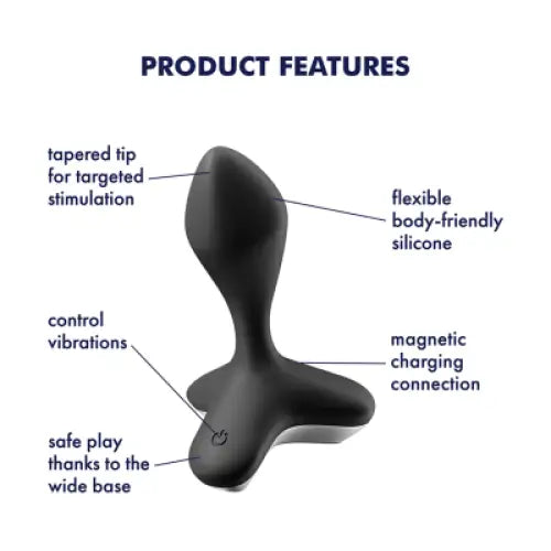 Satisfyer Game Changer (plug Vibrator) Black - Save 15% - (plug Black - Fast Shipping - Dildos United Kingdom Stoke-on-trent