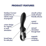 Satisfyer Heat Climax (anal Vibrator) Connect App - Save 15% - (anal - Fast Shipping - Vibrator United Kingdom Stoke-on-trent