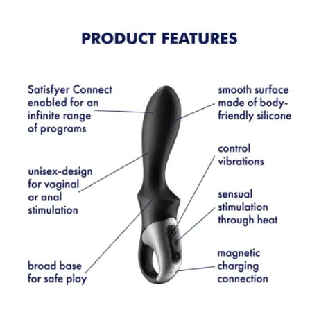 Satisfyer Heat Climax (anal Vibrator) Connect App - Save 15% - (anal - Fast Shipping - Vibrator United Kingdom Stoke-on-trent