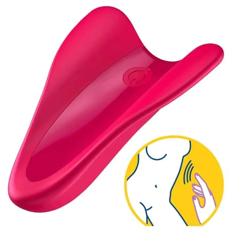 Satisfyer High Fly Finger Vibrator Red - Sex Toys - Save 25% - Fast Shipping - United Kingdom Stoke-on-trent