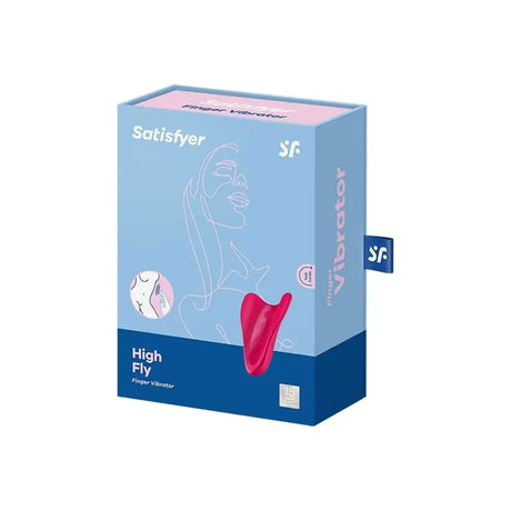 Satisfyer High Fly Finger Vibrator Red - Sex Toys - Save 25% - Fast Shipping - United Kingdom Stoke-on-trent