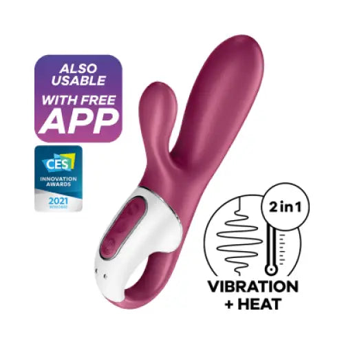 Satisfyer Hot Bunny - Connect App - Save 10% - Fast Shipping - Vibrator United Kingdom Stoke-on-trent
