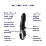 Satisfyer Hot Passion Anal Vibrator Black - Sex Toys