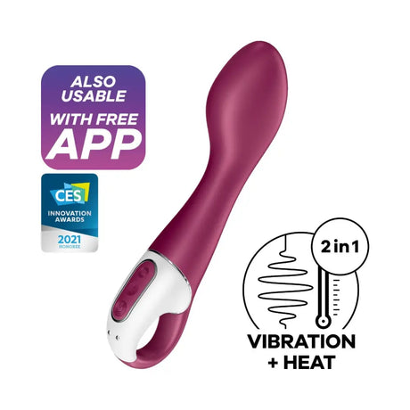 Satisfyer Hot Spot - Berry - Save 10% - Fast Shipping - Vibrator United Kingdom Stoke-on-trent