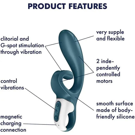 Satisfyer Hug me - Grayblue - Save 5% - me - Fast Shipping - Vibrator United Kingdom Stoke-on-trent