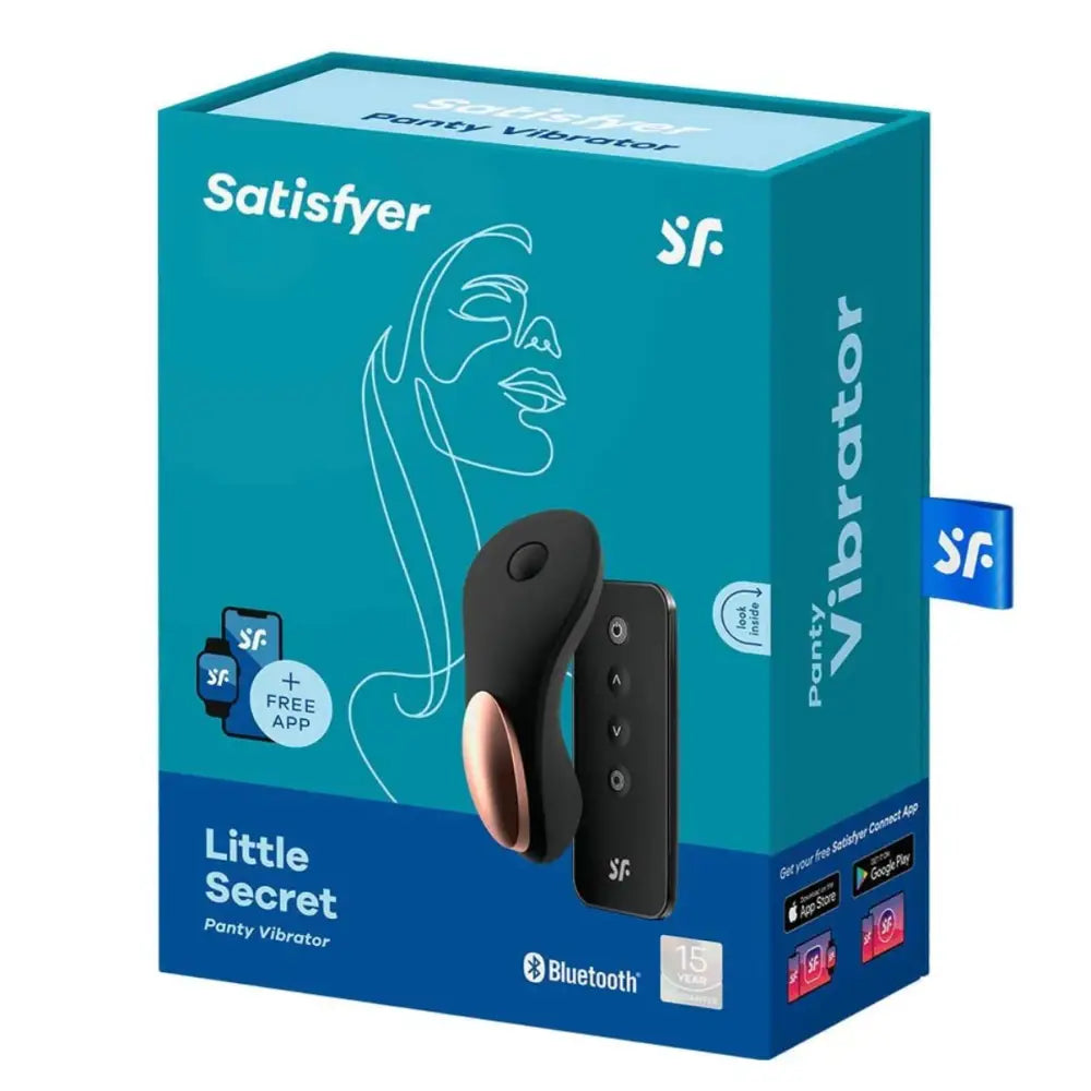 Satisfyer Little Secret Panty Vibrator - Black - Save 10% - Fast Shipping - United Kingdom Stoke-on-trent