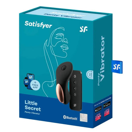 Satisfyer Little Secret Panty Vibrator - Black - Save 10% - Fast Shipping - United Kingdom Stoke-on-trent
