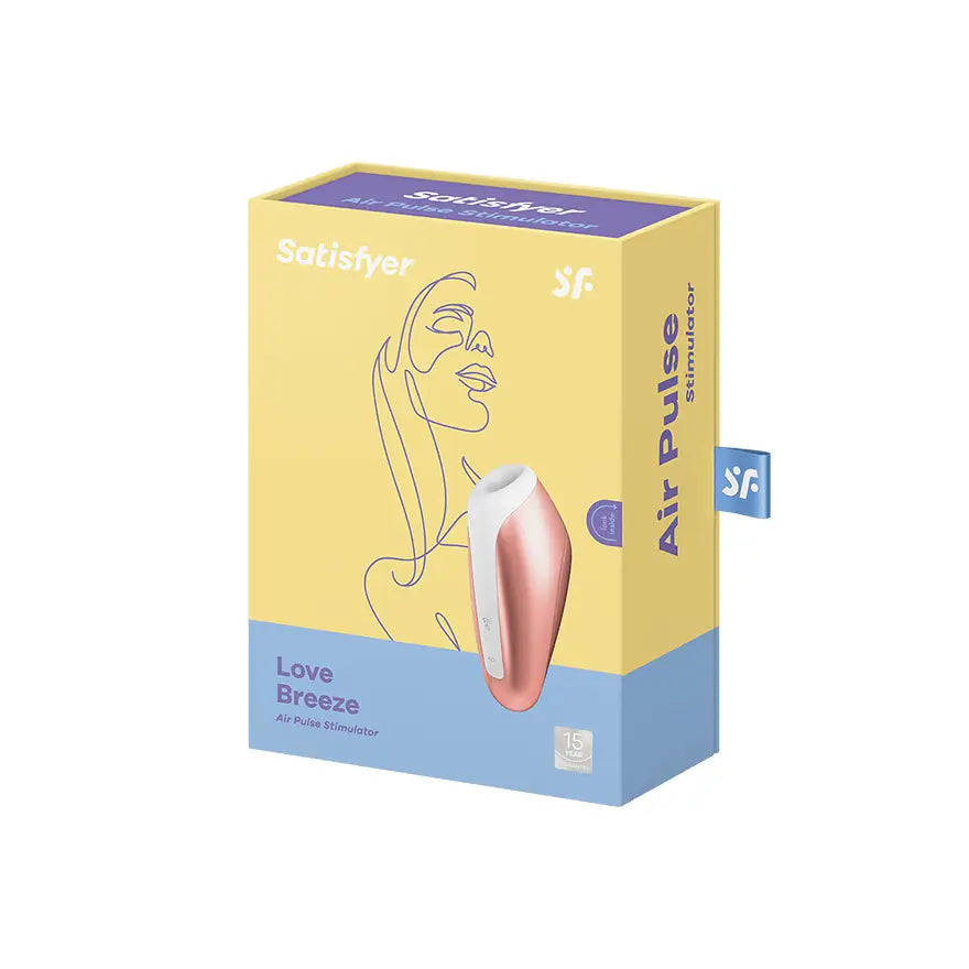 Satisfyer Love Breeze Air-pulse Clitoris Stimulator Copper - Save 30% - Air-pulse - Fast - Vibrator United Kingdom Stoke-on-trent
