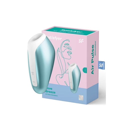 Satisfyer Love Breeze Air-pulse Clitoris Stimulator Ice Blue - Save 30% - Vibrator