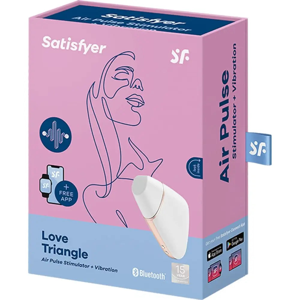 Satisfyer Love Triangle White - Sex Toys - Save 25% - Fast Shipping - Vibrator United Kingdom Stoke-on-trent