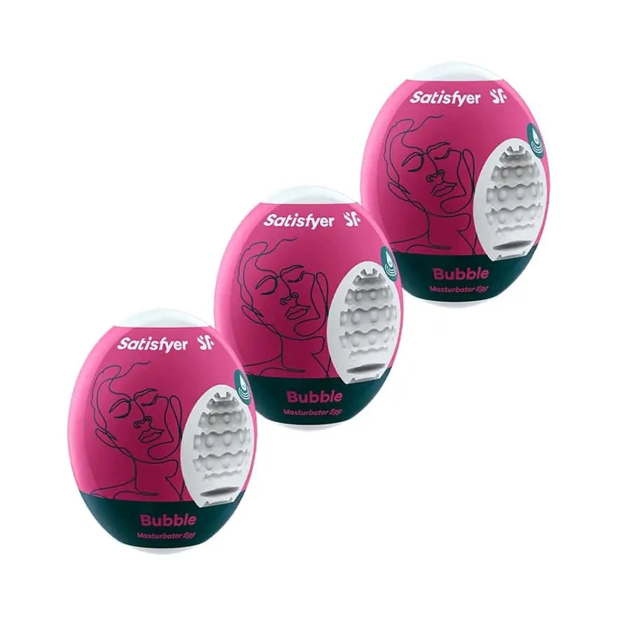 Satisfyer Masturbator Egg 3er Set Bubble - Save 25% - Fast Shipping - Sale United Kingdom Stoke-on-trent