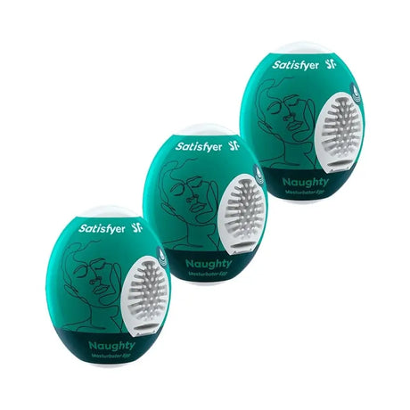 Satisfyer Masturbator Egg 3er Set Noughty - Save 25% - Fast Shipping - Sale United Kingdom Stoke-on-trent