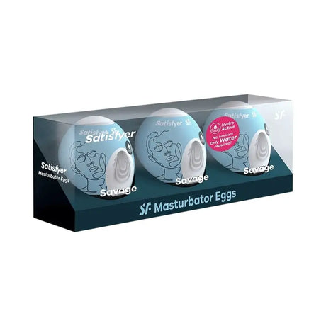 Satisfyer Masturbator Egg 3er Set Savage - Sex Toys - Save 25% - Fast Shipping - Sale United Kingdom Stoke-on-trent
