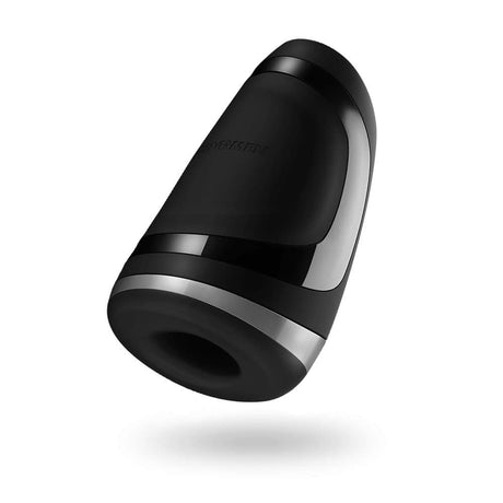 Satisfyer Men Heat Vibration Masturbator Black - Sex Toys - Save 25% - Sale