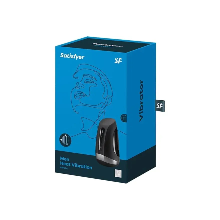 Satisfyer Men Heat Vibration Masturbator Black - Sex Toys - Save 25% - Fast Shipping - Sale United Kingdom Stoke-on-trent
