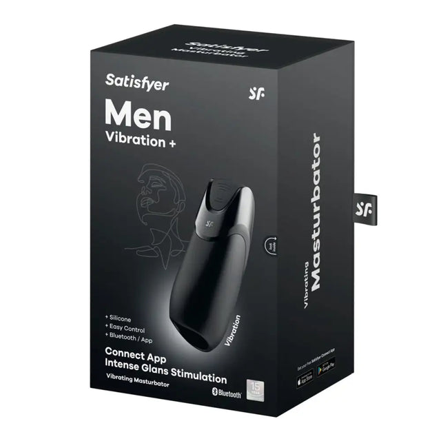 Satisfyer Men Vibration+ - Black - Save 15% - Fast Shipping - Sale United Kingdom Stoke-on-trent