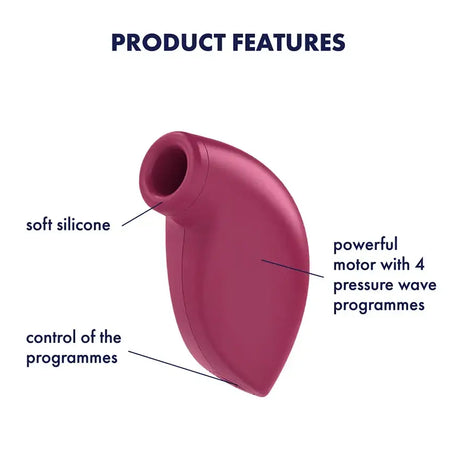 Satisfyer one Night Stand Silicone Clitoral Pleasure Air Pulse Sex Toy - Save 40% - one Silicone - Vibrator United Kingdom Stoke-on-trent