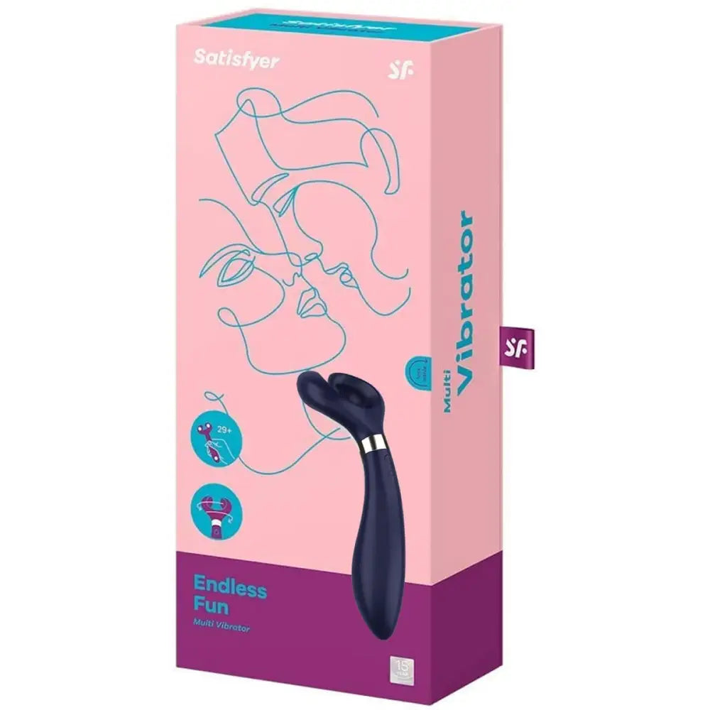 Satisfyer Partner Endless Fun 3 Vibrator Blue - Sex Toys - Save 30% - Fast Shipping - United Kingdom Stoke-on-trent