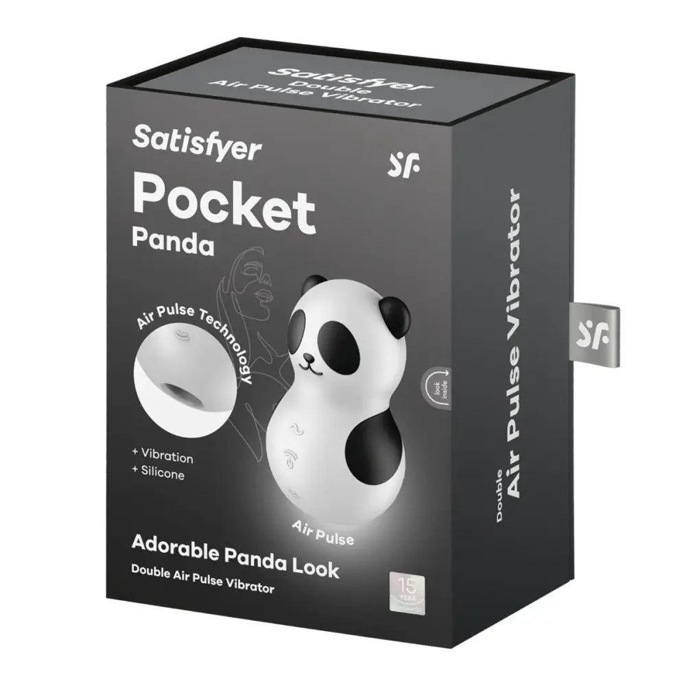 Satisfyer Pocket Panda - White - Save 15% - Fast Shipping - Vibrator United Kingdom Stoke-on-trent