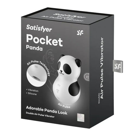 Satisfyer Pocket Panda - White - Save 15% - Fast Shipping - Vibrator United Kingdom Stoke-on-trent