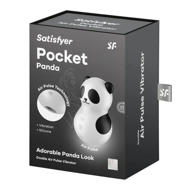 Satisfyer Pocket Panda - White - Save 15% - Fast Shipping - Vibrator United Kingdom Stoke-on-trent