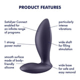 Satisfyer Power Plug - Plum - Save 10% - Fast Shipping - Anal Dildos United Kingdom Stoke-on-trent