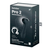 Satisfyer Pro 2 – Generation 3 with Liquid Air Technology App Enabled Black - Save 5% - with - Vibrator United Kingdom Stoke-on-trent