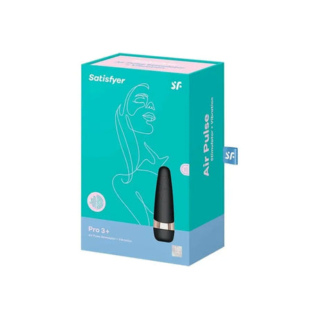 Satisfyer Pro 3 Plus Vibrator Black/gold - Sex Toys - Save 25% - Black/gold - Fast Shipping - United Kingdom Stoke-on-trent