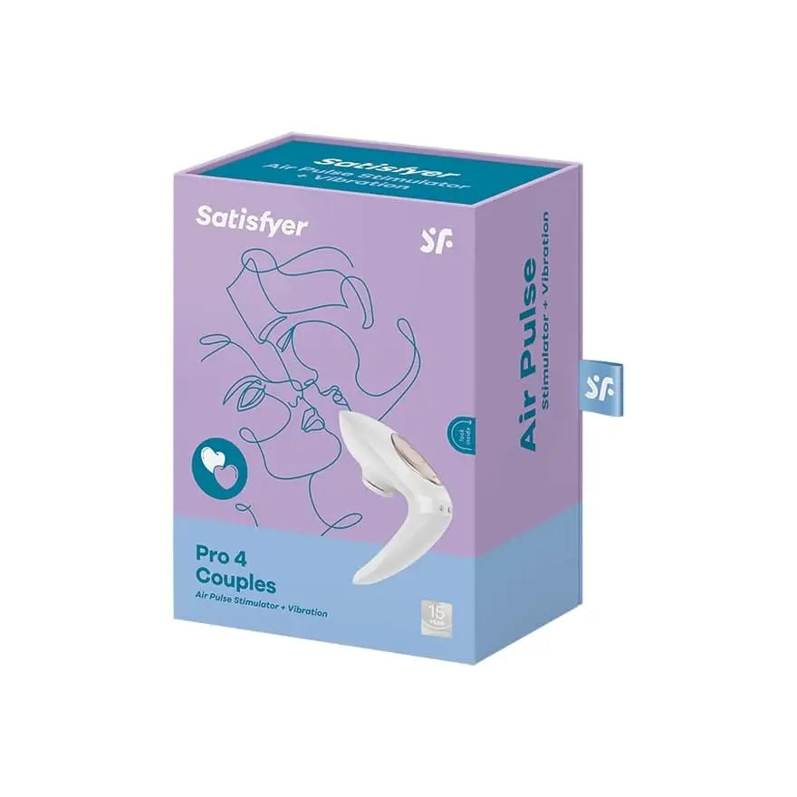 Satisfyer Pro 4 Couples Vibrator White - Sex Toys - Save 30% - Fast Shipping - United Kingdom Stoke-on-trent