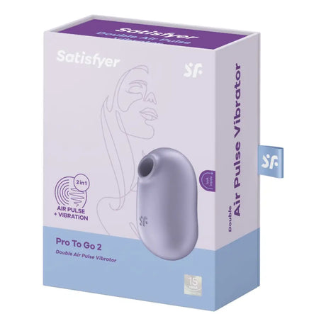 Satisfyer Pro to Go 2 - Violet - Save 10% - to - Fast Shipping - Vibrator United Kingdom Stoke-on-trent
