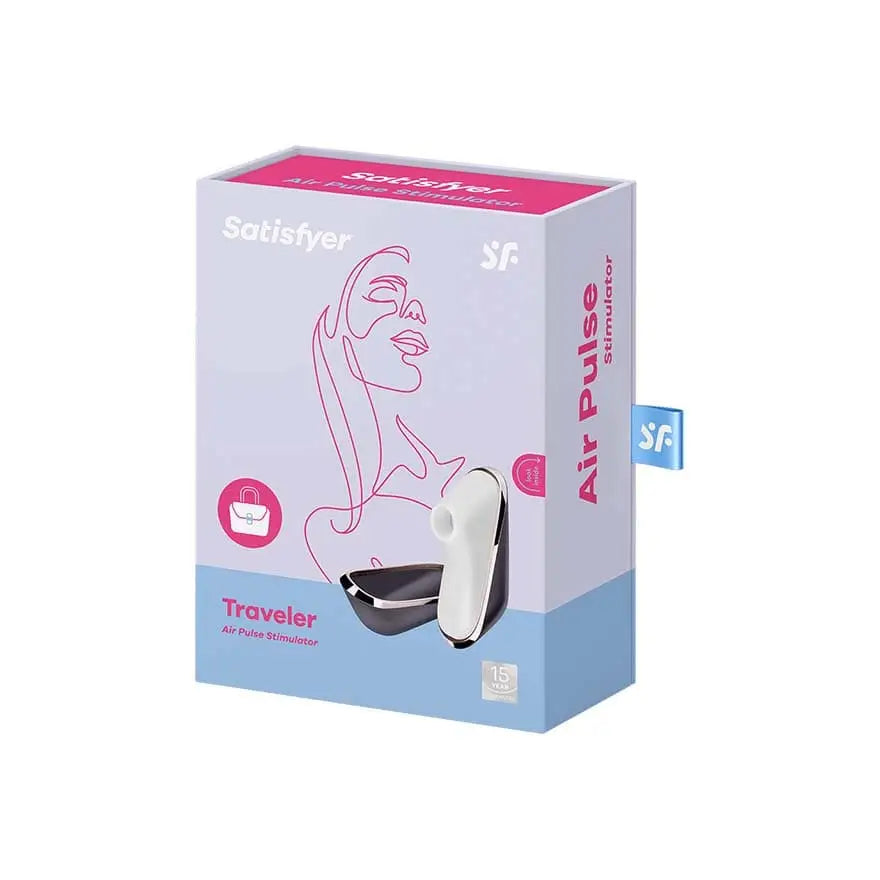 Satisfyer Pro Traveler Stimulator White - Sex Toys - Save 25% - Fast Shipping - Vibrator United Kingdom Stoke-on-trent