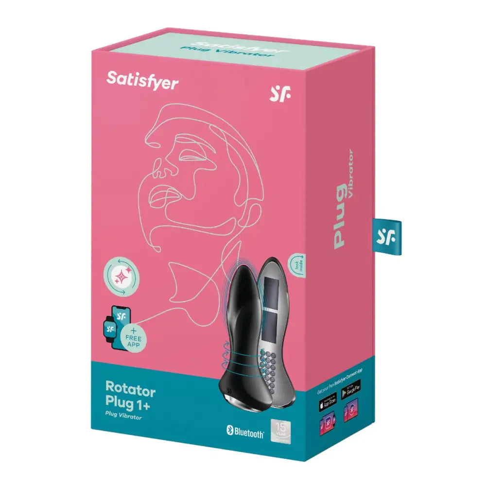 Satisfyer Rotator Plug 1+ - Black - Save 5% - Fast Shipping - Anal Dildos United Kingdom Stoke-on-trent