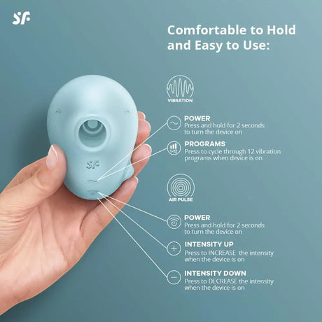 Satisfyer Sassy Seal Air Pulse & Vibration Clitoral Sex Toy - Save 35% - – - Vibrator United Kingdom Stoke-on-trent