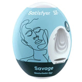 Satisfyer Savage Masturbator Egg – Water-activated Textured Sex Toy - Toys - Save 15% - Male - Sale United Kingdom Stoke-on-trent