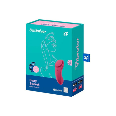 Satisfyer Sexy Secret Panty Vibrator Red - Sex Toys - Save 25% - Fast Shipping - United Kingdom Stoke-on-trent