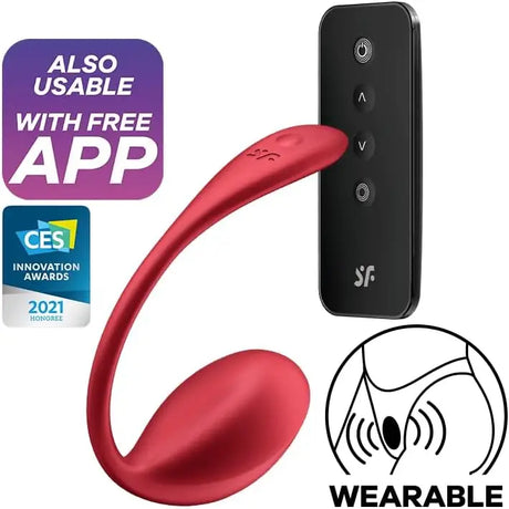 Satisfyer Shiny Petal - Red - Save 20% - 5% - Fast Shipping - Vibrator United Kingdom Stoke-on-trent