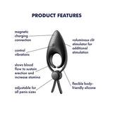 Satisfyer Sniper Cock Ring Black - Sex Toys - Save 25% - Fast Shipping - Sale United Kingdom Stoke-on-trent