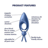 Satisfyer Sniper Cock Ring Blue - Sex Toys - Save 25% - Fast Shipping - Sale United Kingdom Stoke-on-trent