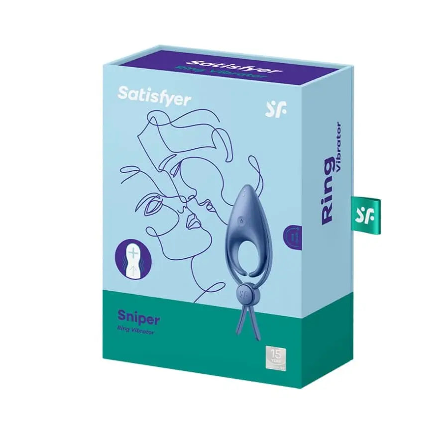 Satisfyer Sniper Cock Ring Blue - Sex Toys - Save 25% - Fast Shipping - Sale United Kingdom Stoke-on-trent
