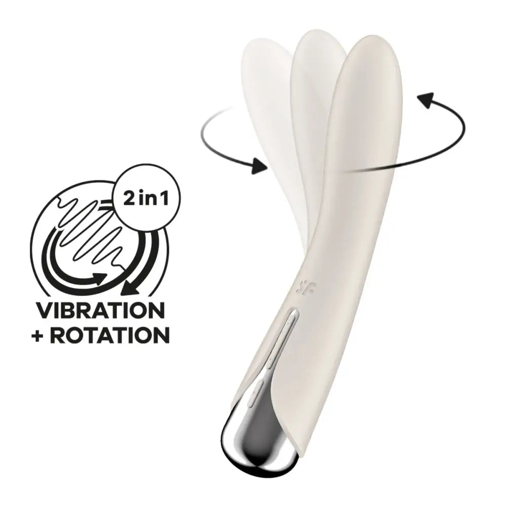 Satisfyer Spinning Vibe 1 - Beige - Save 10% - Fast Shipping - Vibrator United Kingdom Stoke-on-trent