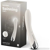 Satisfyer Spinning Vibe 1 - Beige - Save 15% - 10% - Fast Shipping - Vibrator United Kingdom Stoke-on-trent
