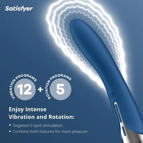 Satisfyer Spinning Vibe 1 - Blue - Save 10% - Fast Shipping - Vibrator United Kingdom Stoke-on-trent