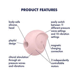 Satisfyer Sugar Rush Air Pulse Vibrator Rose - Save 25% - Fast Shipping - United Kingdom Stoke-on-trent