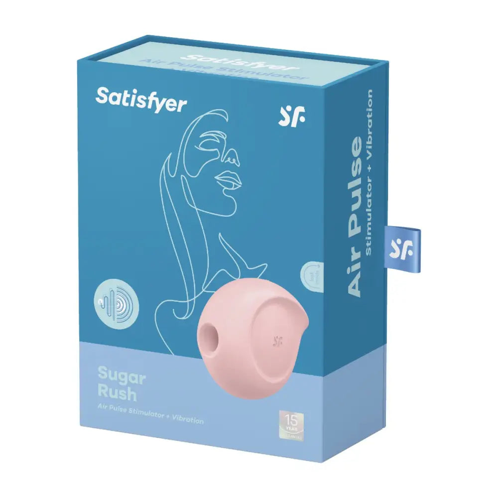 Satisfyer Sugar Rush - Rose - Save 20% - Fast Shipping - Vibrator United Kingdom Stoke-on-trent